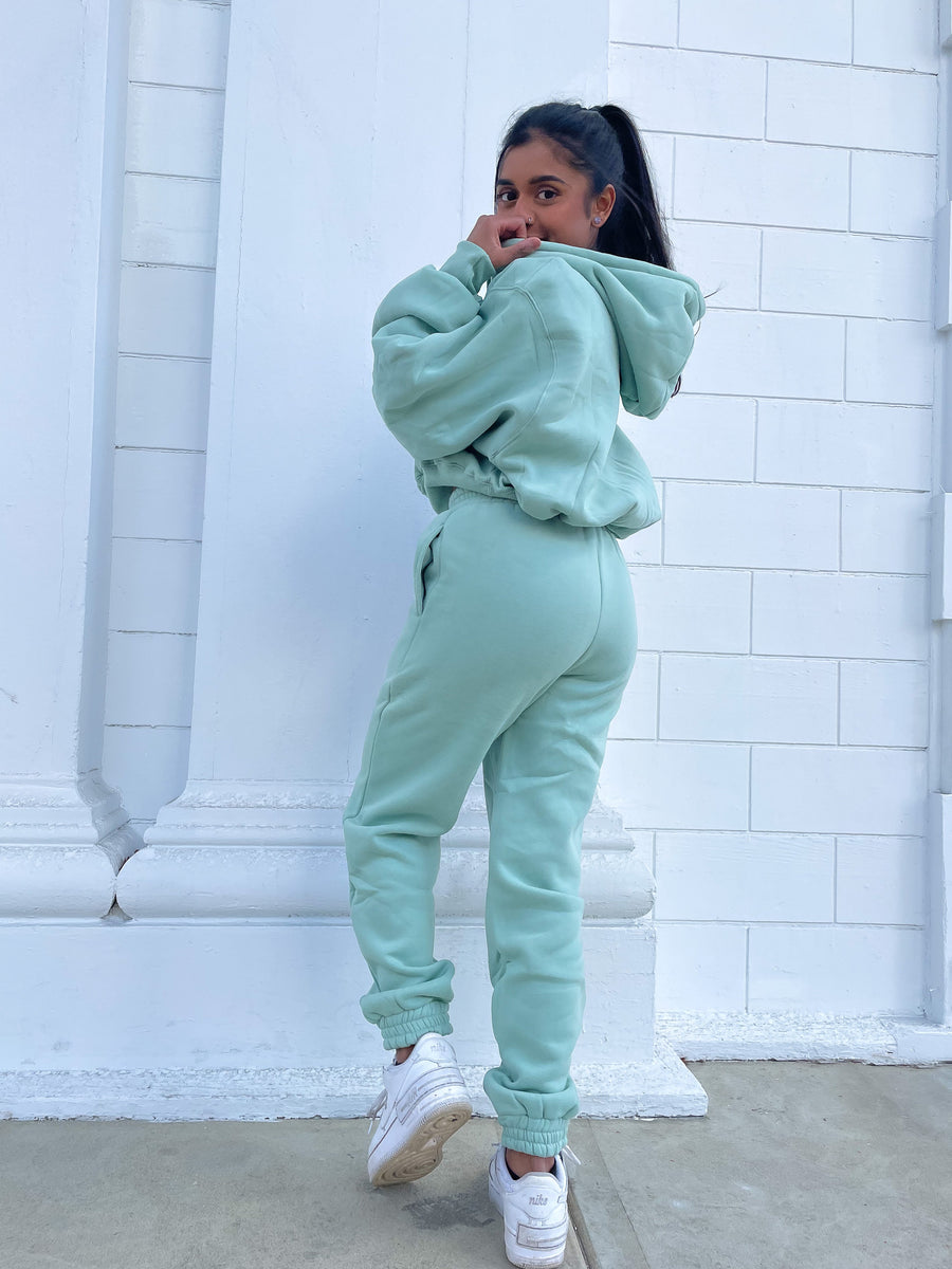 Mint discount green joggers