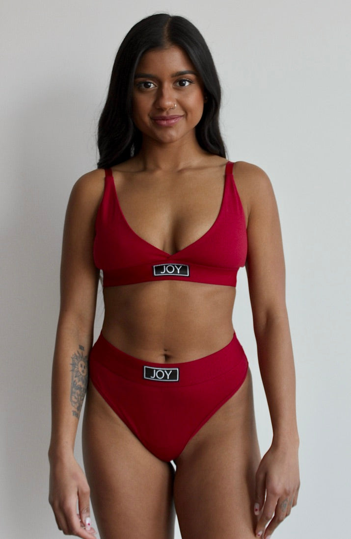 Red Basic Underwired Underwear Set – The Alley Online